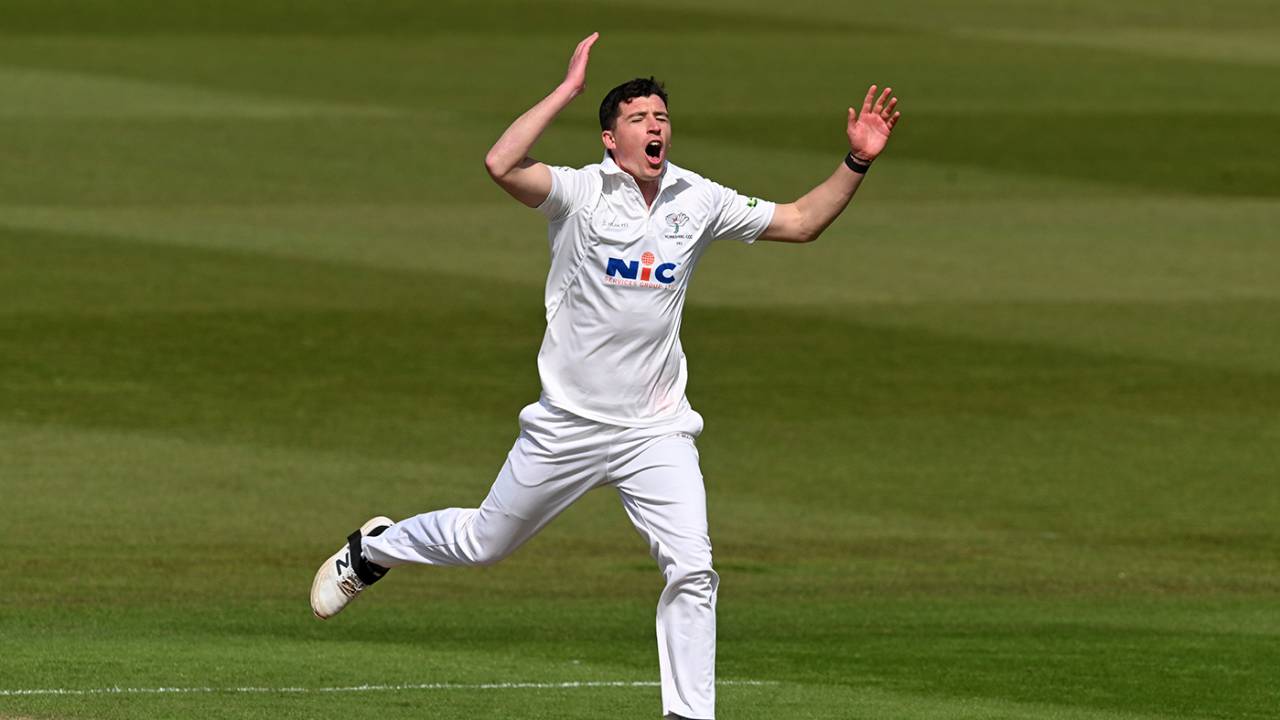 Matt Fisher did not enjoy much luck, Sussex vs Yorkshire, LV= County Championship, Division Two, April 20, 2023