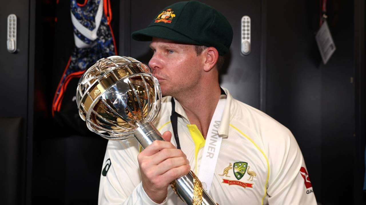 Steven Smith holds his pose, Australia vs India, WTC final, The Oval, London, June 11, 2023
