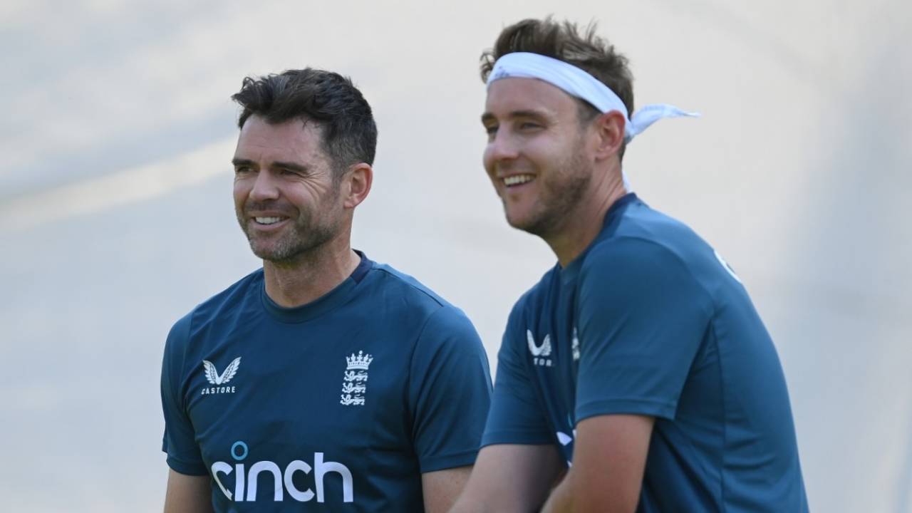 James Anderson and Stuart Broad will both feature in the opening Ashes Test at Edgbaston, England training, England vs Australia, The Men's Ashes, 1st Test, Edgbaston, June 14, 2023