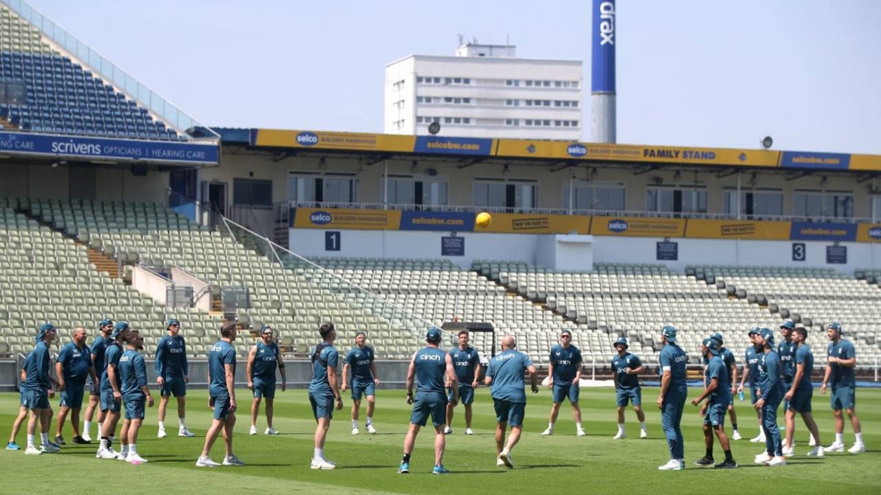 England's squad trains at Edgbaston on the eve of the Ashes, England vs Australia, 1st Test, June 15, 2023