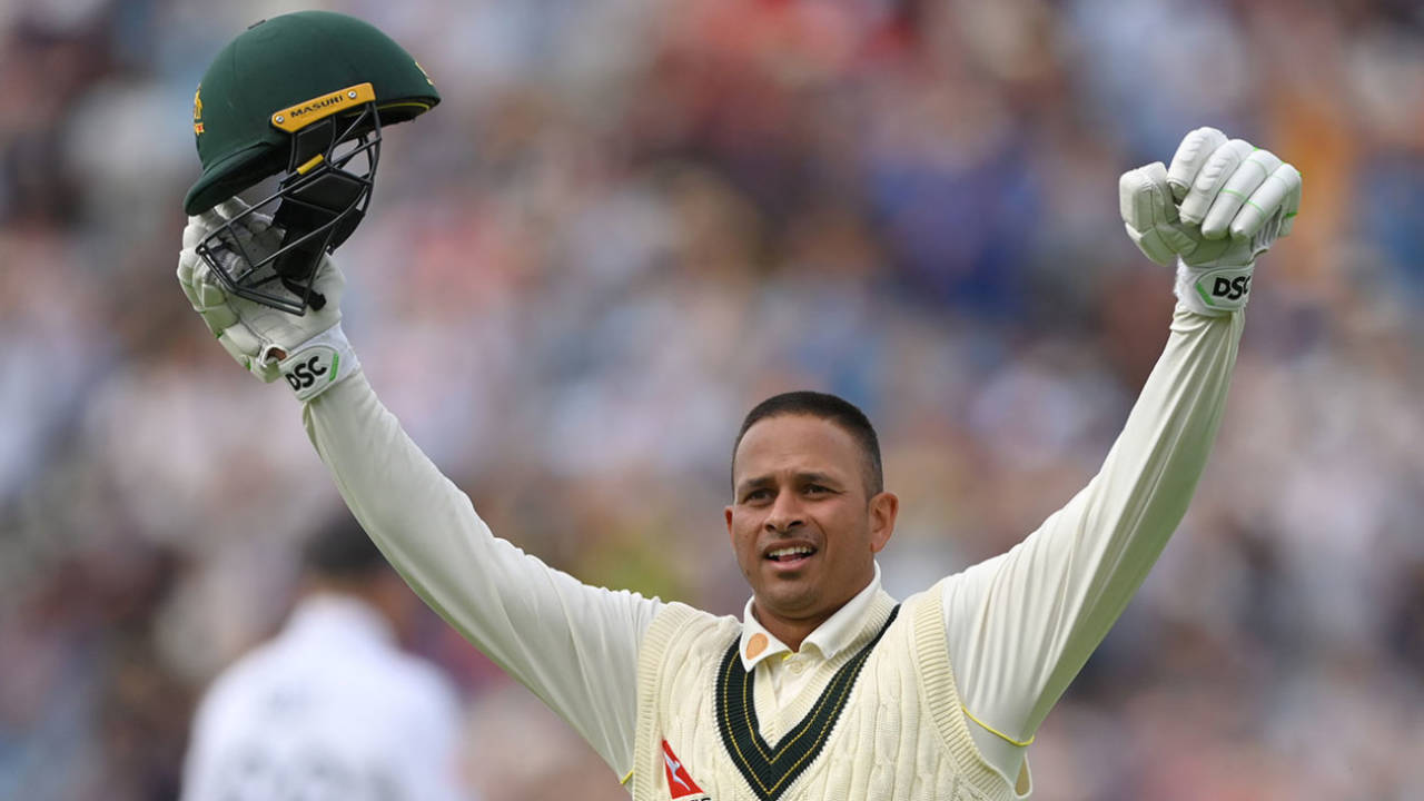 Usman Khawaja brings up his first Test century in England, England vs Australia, 1st Ashes Test, Edgbaston, 2nd day, June 17, 2023