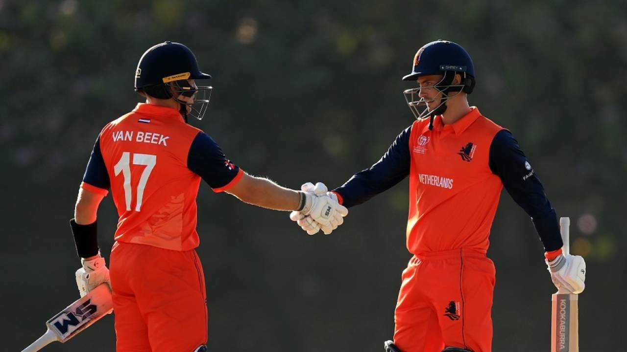 Scott Edwards' second-straight fifty was Key in Netherland's win&nbsp;&nbsp;&bull;&nbsp;&nbsp;ICC via Getty Images