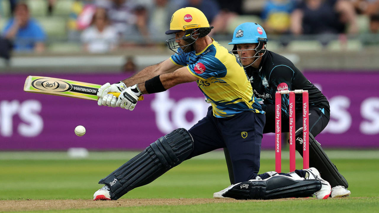 Glenn Maxwell got into his groove, Birmingham vs Worcestershire, T20 Blast, North Group, Edgbaston, June 23, 2023