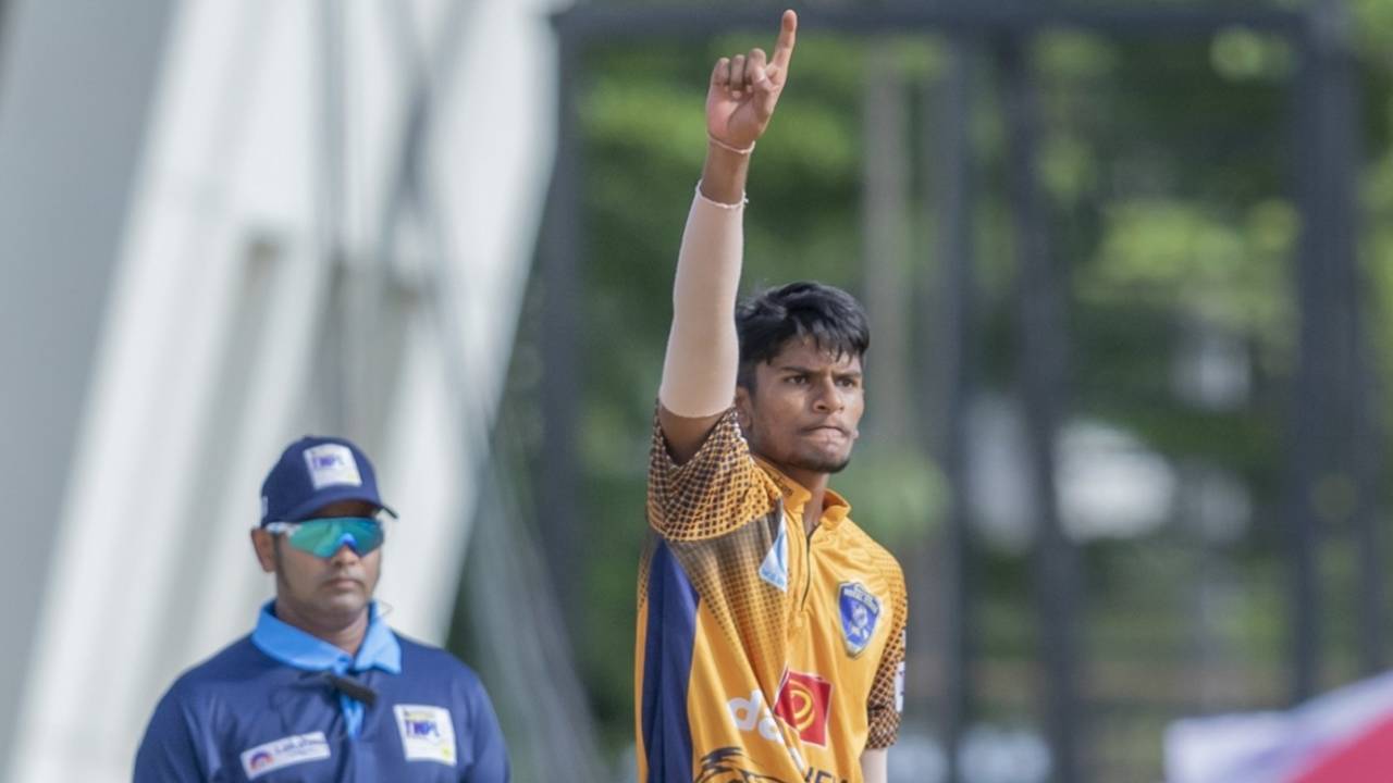 Lakshay Jain produced a double-strike, Chepauk Super Gillies vs Nellai Royal Kings, TNPL 2023, Salem, June 24, 2023
