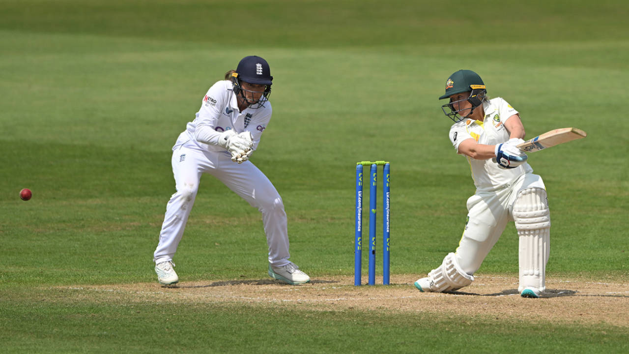 Alyssa Healy came in on a pair but quickly pushed England back, England vs Australia, Only Test, Women's Ashes, Nottingham, 4th day, June 25, 2023