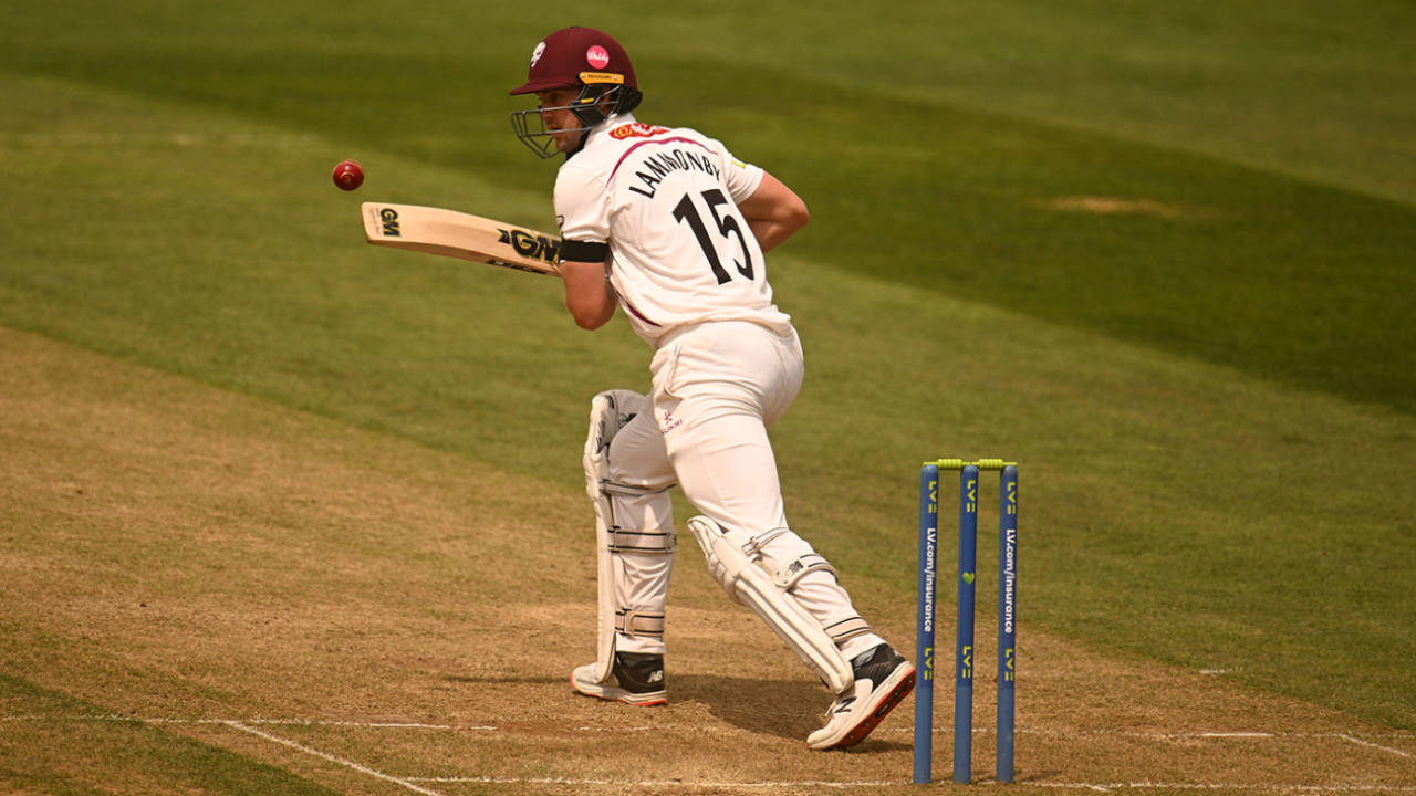 Tom Lammonby helped lead a Somerset fightback with the bat, Somerset vs Nottinghamshire, County Championship, Division One, Taunton, June 26, 2023