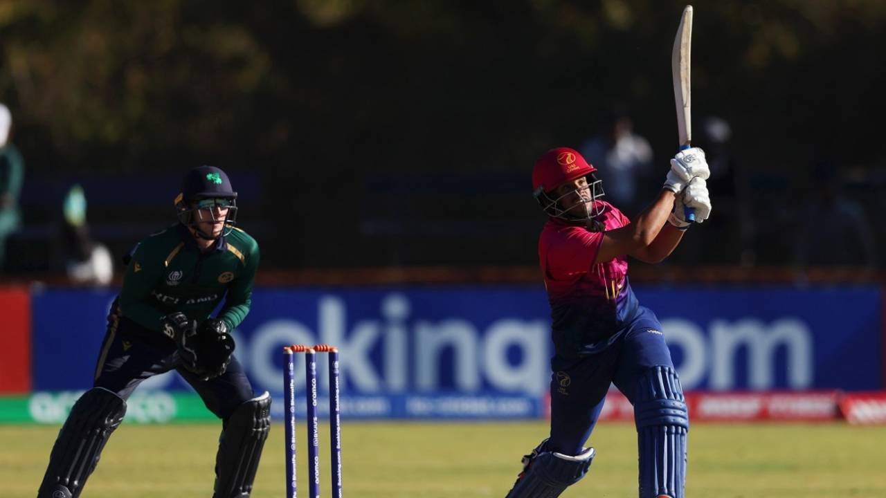 Sanchit Sharma helped rebuild for UAE, Ireland vs UAE, ICC World Cup Qualifier, Bulawayo, June 27, 2023