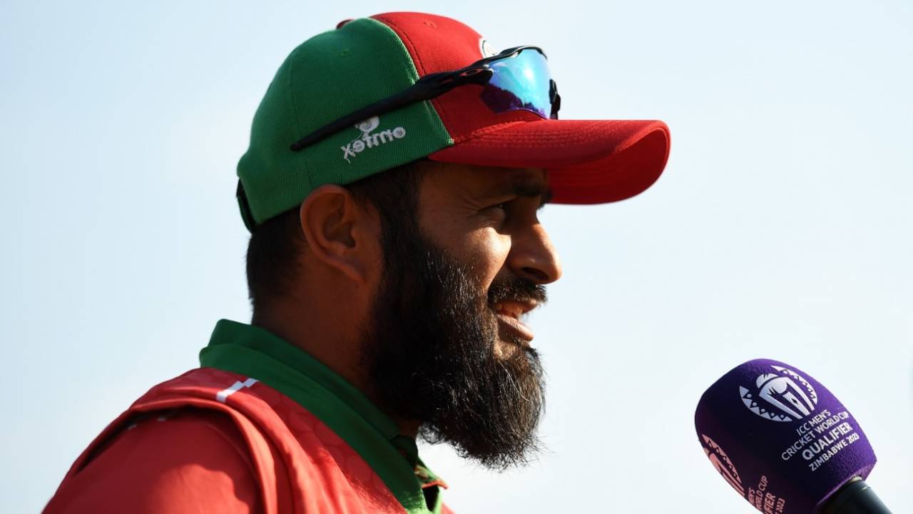 Zeeshan Maqsood is the Oman captain, Oman vs Zimbabwe, The Super Sixes, World Cup Qualifiers, Bulawayo, June 29, 2023
