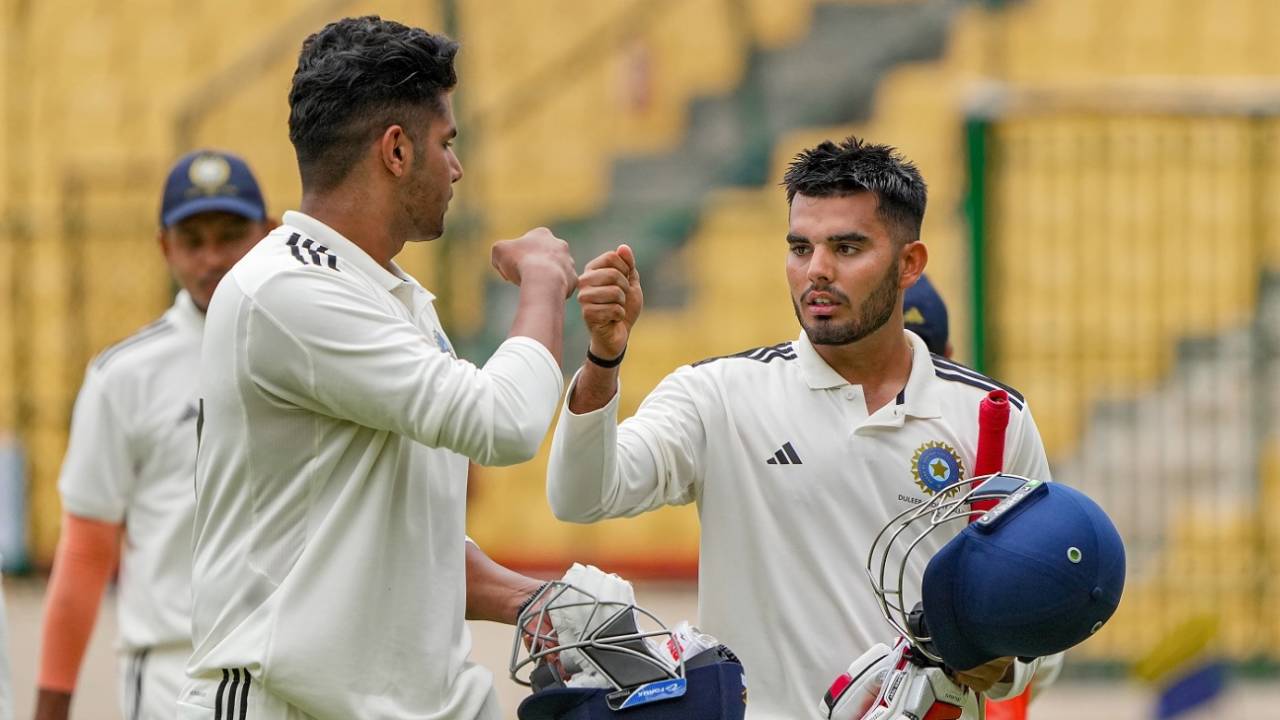 Harshit Rana and Nishant Sindhu cracked hundreds on the second day, North Zone vs North East Zone, Duleep Trophy, 2nd day, Bengaluru, June 29, 2023