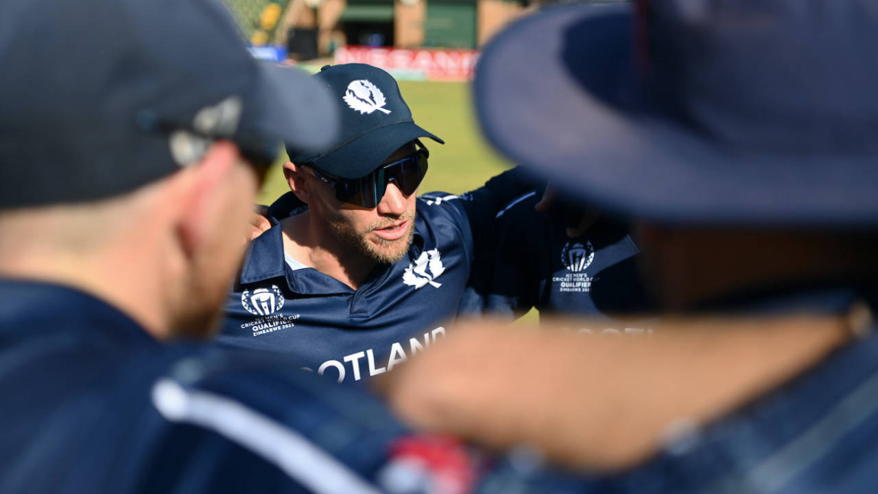 Richie Berrington's strategies paid off big time early in West Indies' innings, Scotland vs West Indies, Super Six, ODI World Cup qualifier, Harare, July 1, 2023