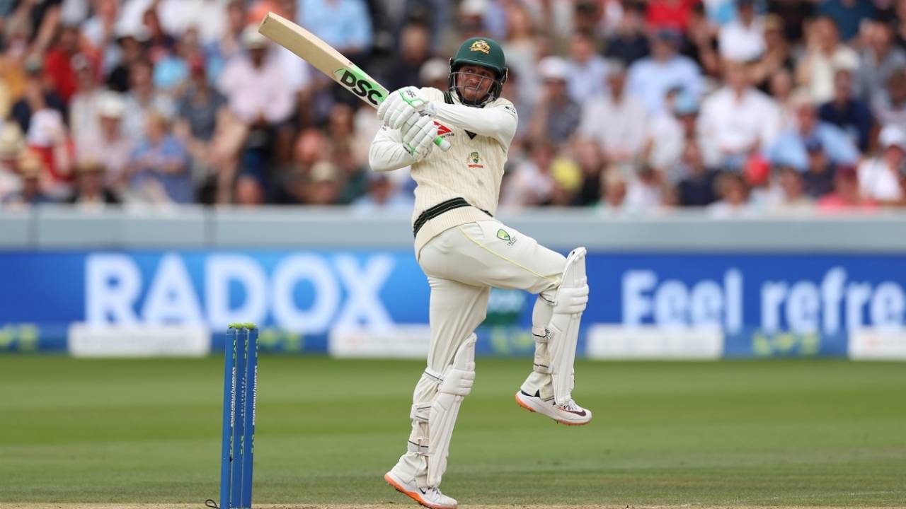 Usman Khawaja swivels to pull one away, England vs Australia, 2nd Ashes Test, Lord's, 4th day, July 1, 2023
