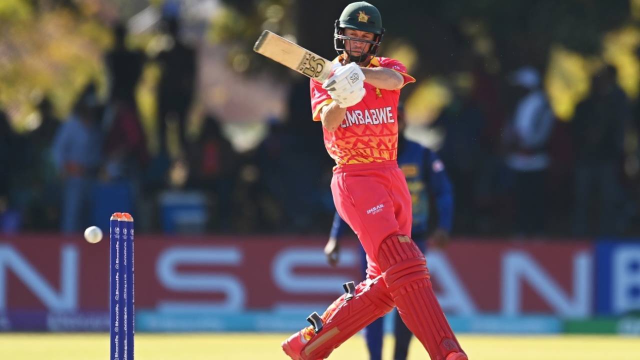 Sean Williams overcame a nervy start, Zimbabwe vs Sri Lanka, Men's World Cup Qualifier, Super Six, Bulawayo, July 2, 2023