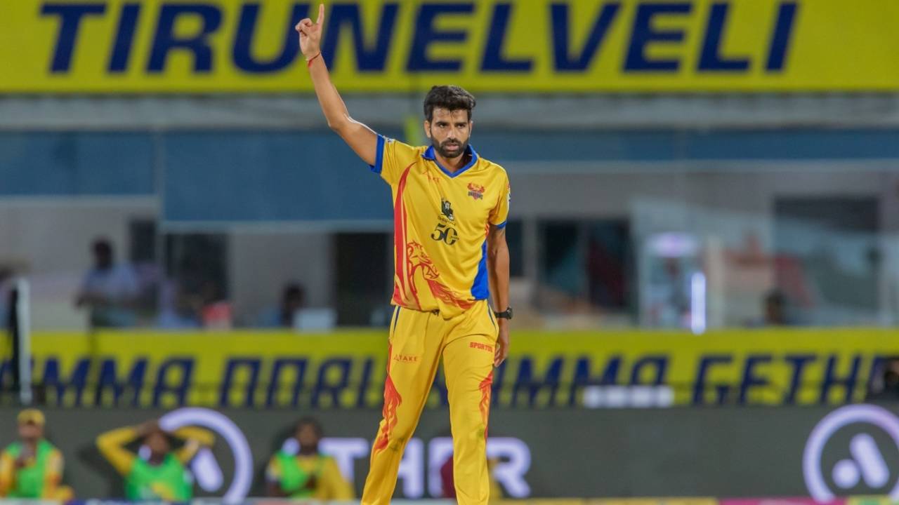 Suboth Bhati made timely breakthroughs for Dindigul Dragons, Dindigul Dragons vs Salem Spartans, TNPL 2023, Tirunelveli, July 3, 2023