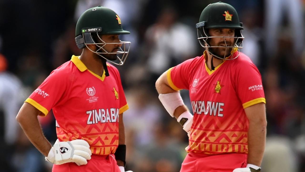 Sikandar Raza and Ryan Burl resurrected Zimbabwe with a 54-run stand, Zimbabwe vs Scotland, Super Six, Men's World Cup Qualifier, Bulawayo, July 4, 2023