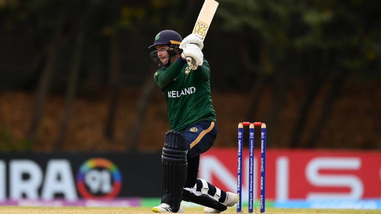 Curtis Campher made a 59-ball 62, 7th place playoff, ICC ODI World Cup Qualifiers, Harare, July 4, 2023