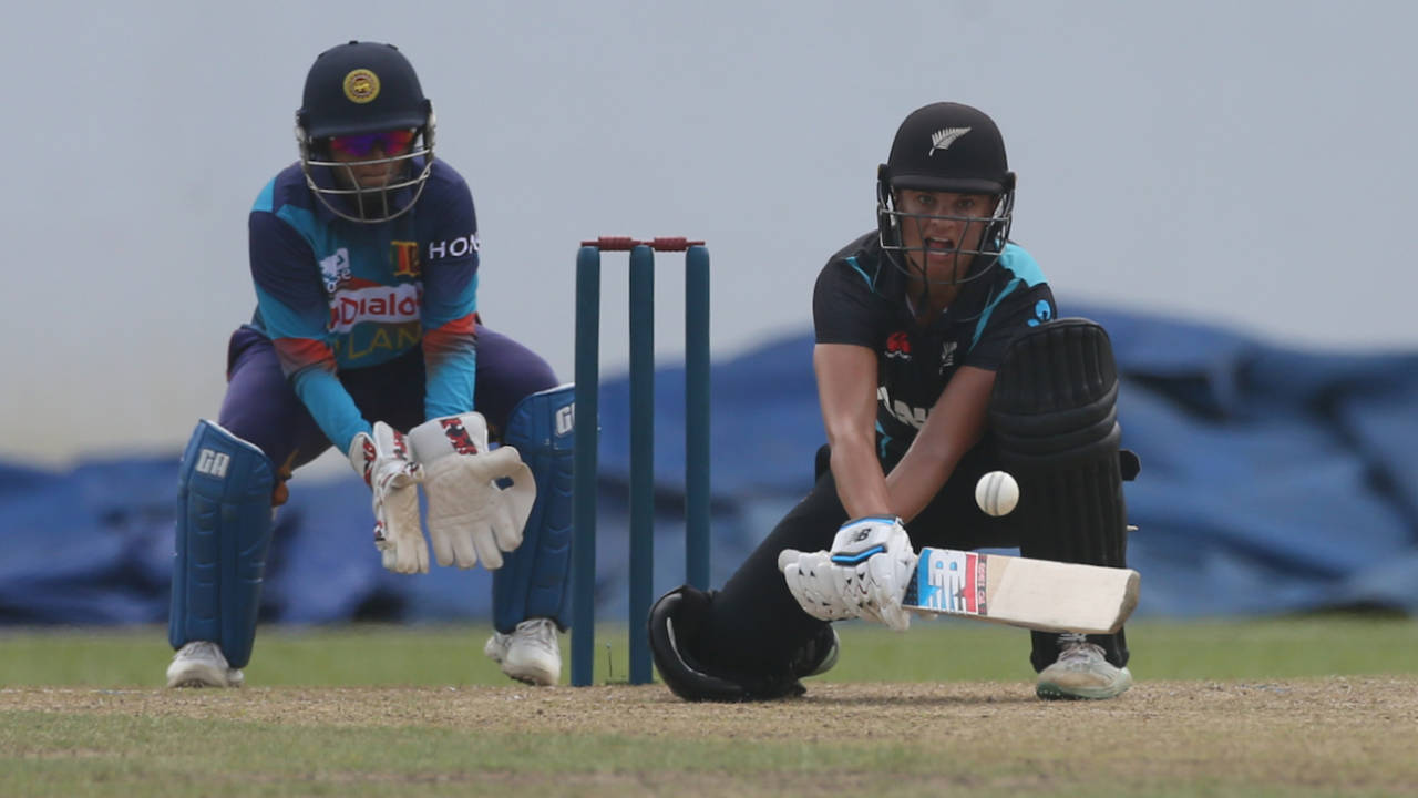 Suzie Bates led the chase with her knock of 44, Sri Lanka vs New Zealand, 1st women's T20I, Colombo, July 8, 2023
