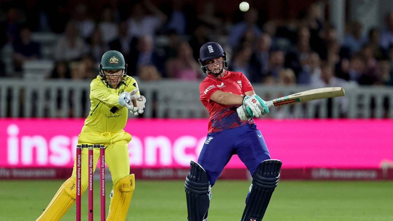 Alice Capsey kept up England's chase, England vs Australia, 3rd women's T20I, Lord's, July 8, 2023