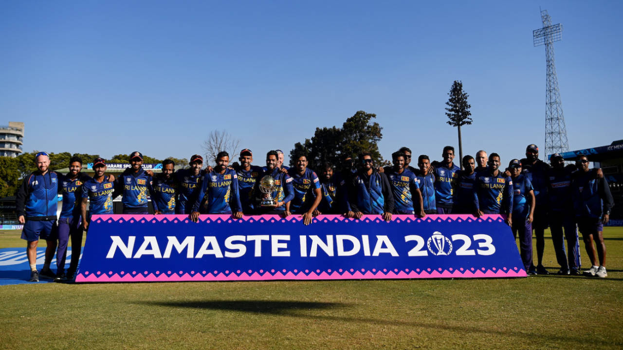 Sri Lanka completed the World Cup qualifier with an all-win record&nbsp;&nbsp;&bull;&nbsp;&nbsp;ICC via Getty Images