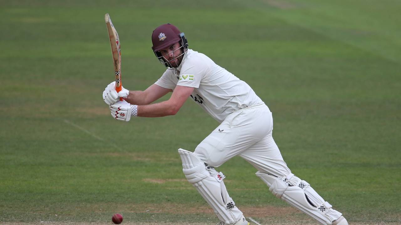Dom Sibley built Surrey's lead in the second innings