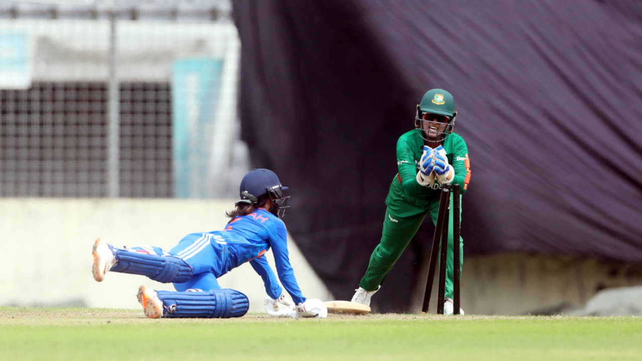 Nigar Sultana stumps Jemimah Rodrigues, Bangladesh vs India, 3rd T20I, Mirpur, July 13, 2023
