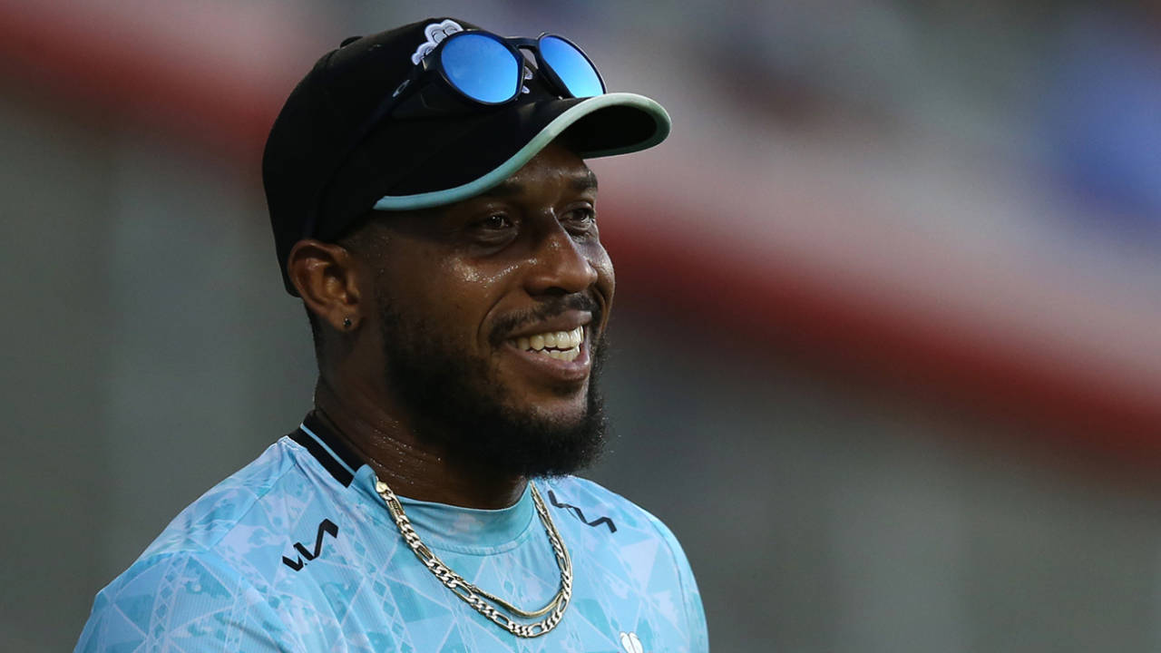 Chris Jordan is all smiles as Surrey progress to Finals Day, Lancashire vs Surrey, Vitality Blast quarter-final, Old Trafford, July 7, 2023