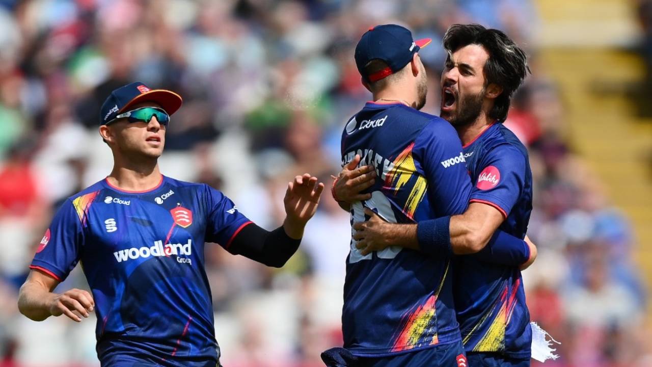 Shane Snater claimed the big wicket of James Vince, Hampshire vs Essex, 1st semi-final, Vitality Blast, Edgbaston, July 15, 2023