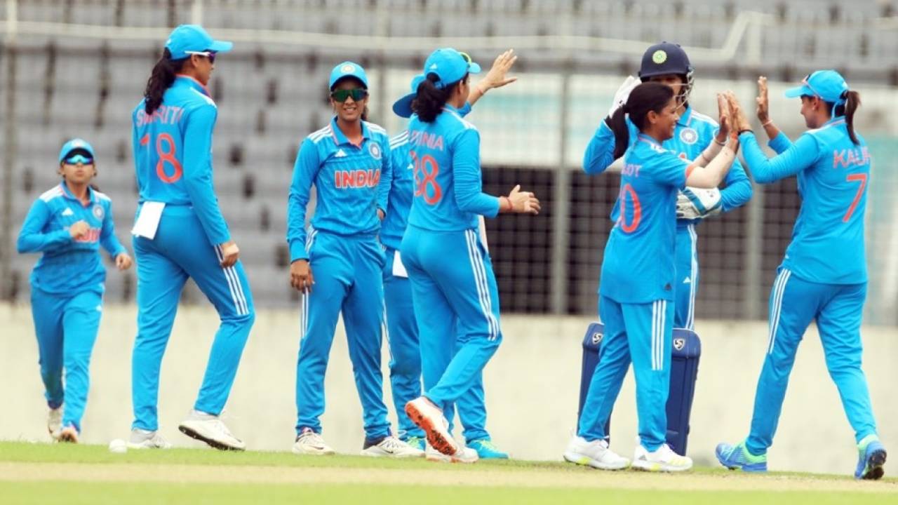 Amanjot Kaur picked up four top-order wickets, Bangladesh vs India, 1st women's ODI, Dhaka, July 16, 2023