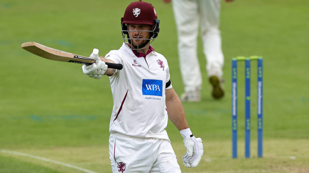 Sean Dickson brought up his fifty during the morning session, Northamptonshire vs Somerset, County Championship, Wantage Road, July 19, 2023