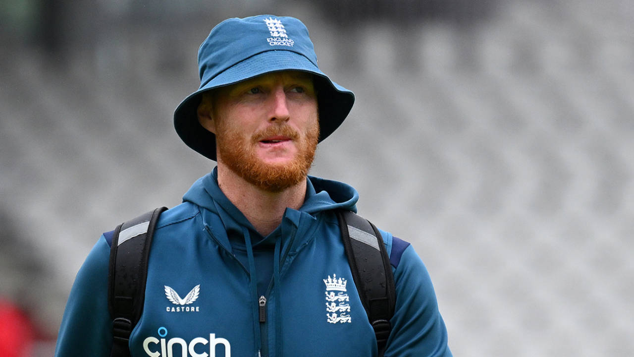Ben Stokes grimaces as he arrives at Emirates Old Trafford, England vs Australia, 4th Ashes Test, Old Trafford, 5th day, July 23, 2023