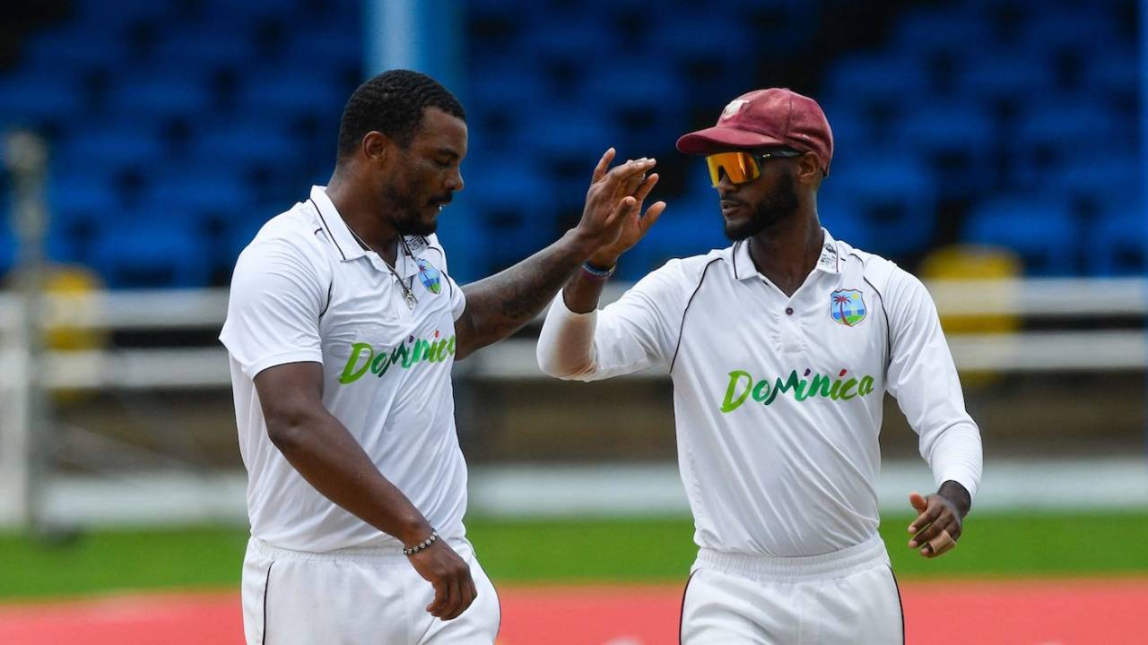 Shannon Gabriel, who had earlier dropped Rohit Sharma, sent him back for 57