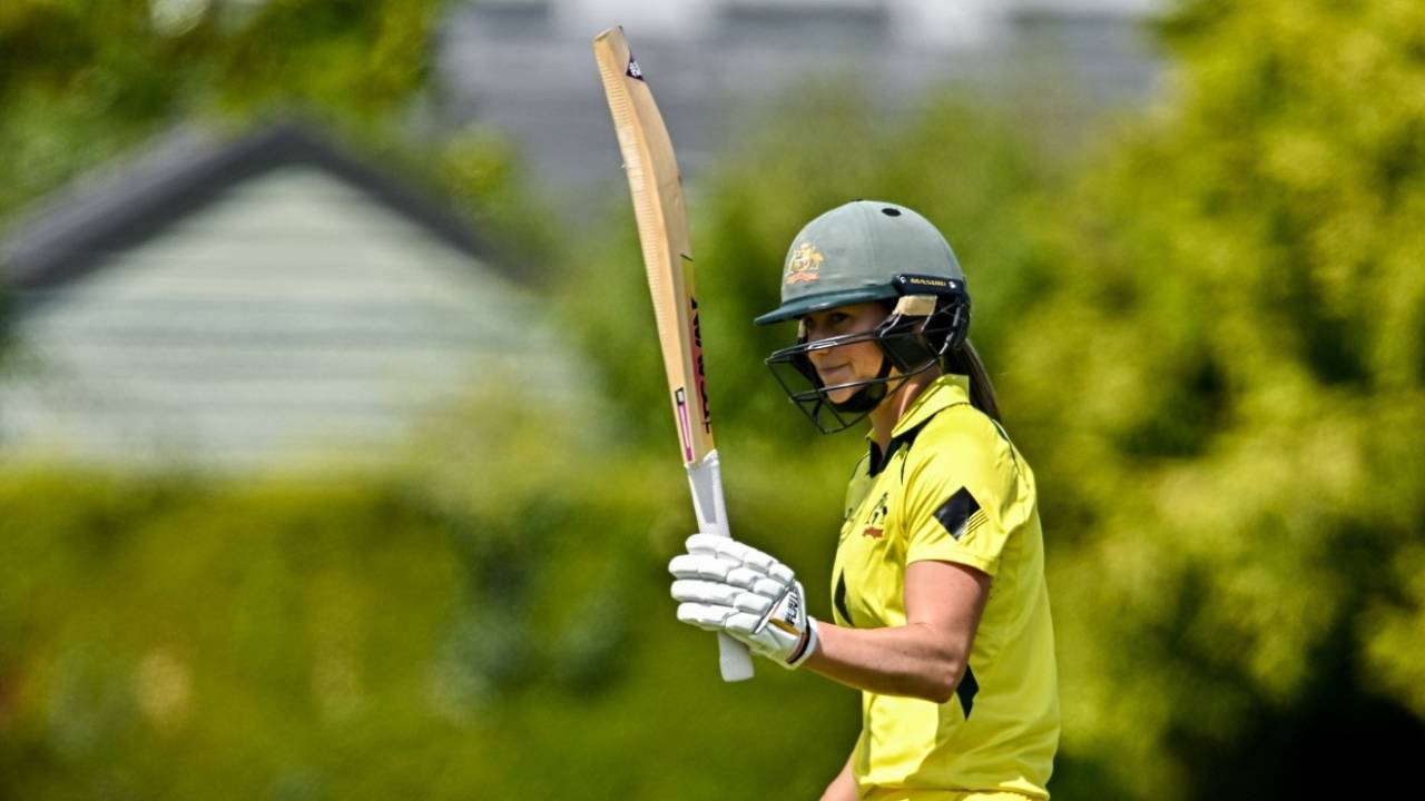 Ellyse Perry's 91 was key in Australia setting up a strong base&nbsp;&nbsp;&bull;&nbsp;&nbsp;Getty Images
