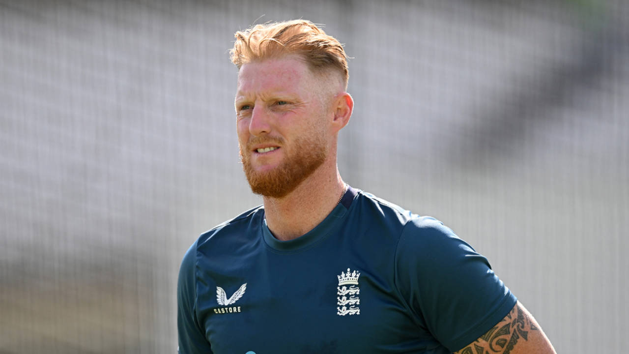Ben Stokes during a nets session, The Kia Oval, July 26, 2023
