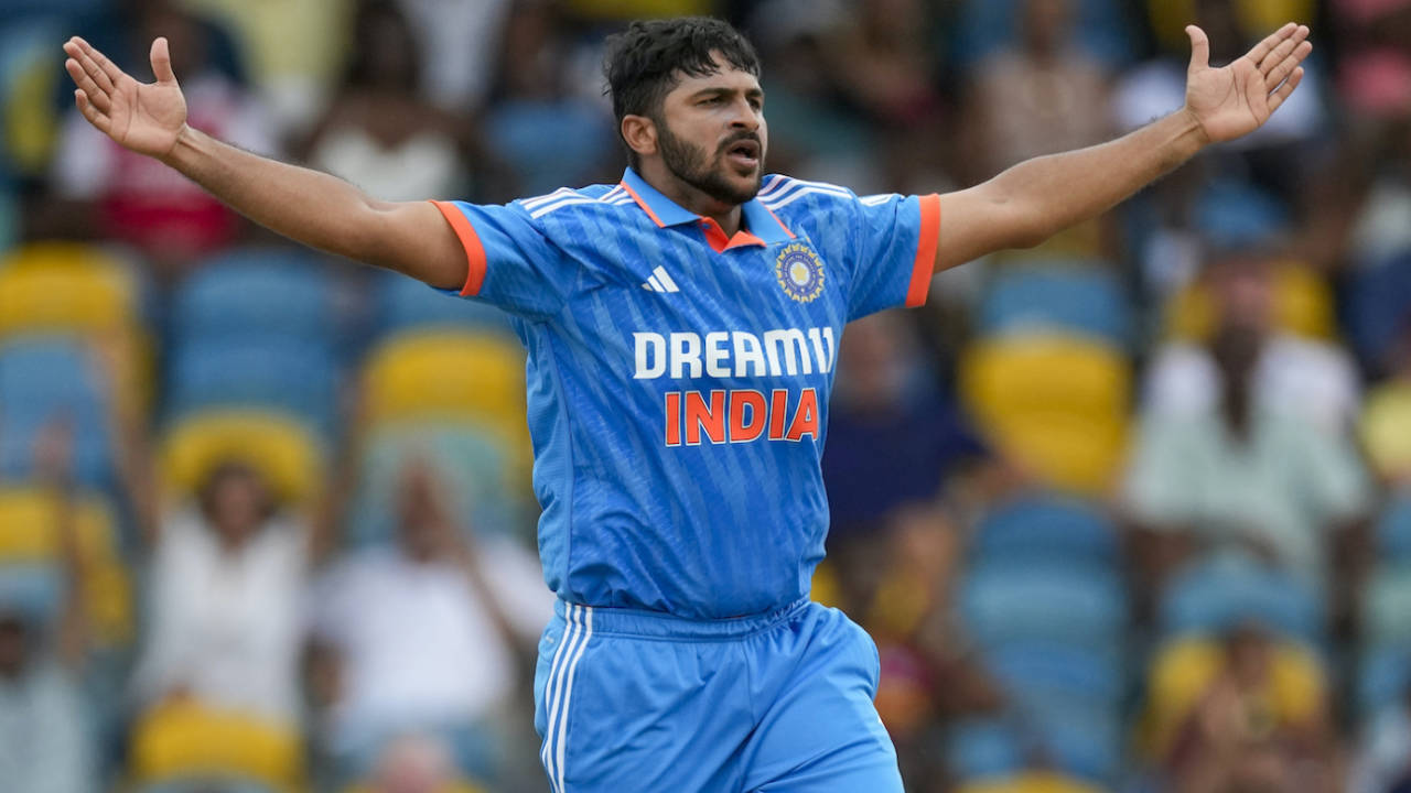 Shardul Thakur struck twice in the ninth over, West Indies vs India, 2nd ODI, Bridgetown, July 29, 2023