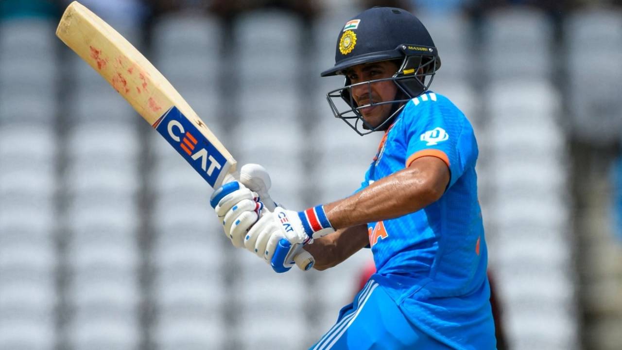 Shubman Gill used the variations of the pull to good effect, West Indies vs India, 3rd ODI, Tarouba, August 1, 2023
