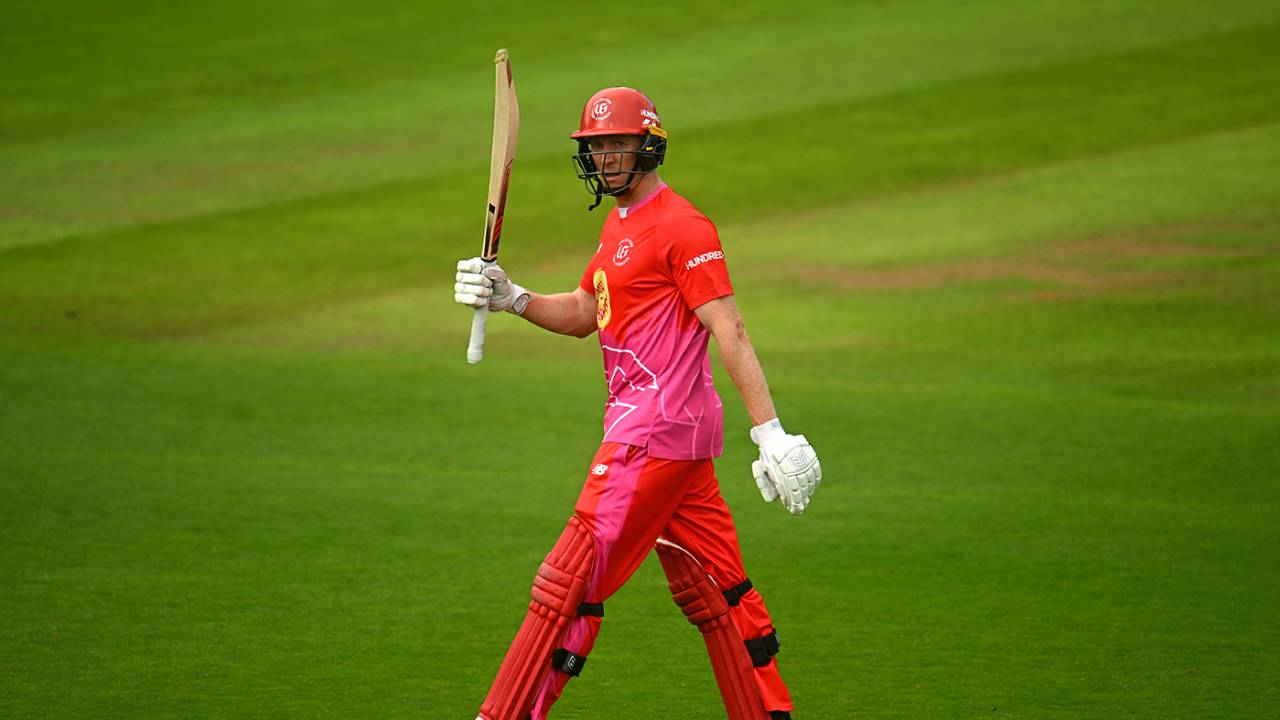 Luke Wells made a half-century in his first Hundred game, Welsh Fire vs Manchester Originals, The Hundred Men's Competition, Cardiff, August 2, 2023