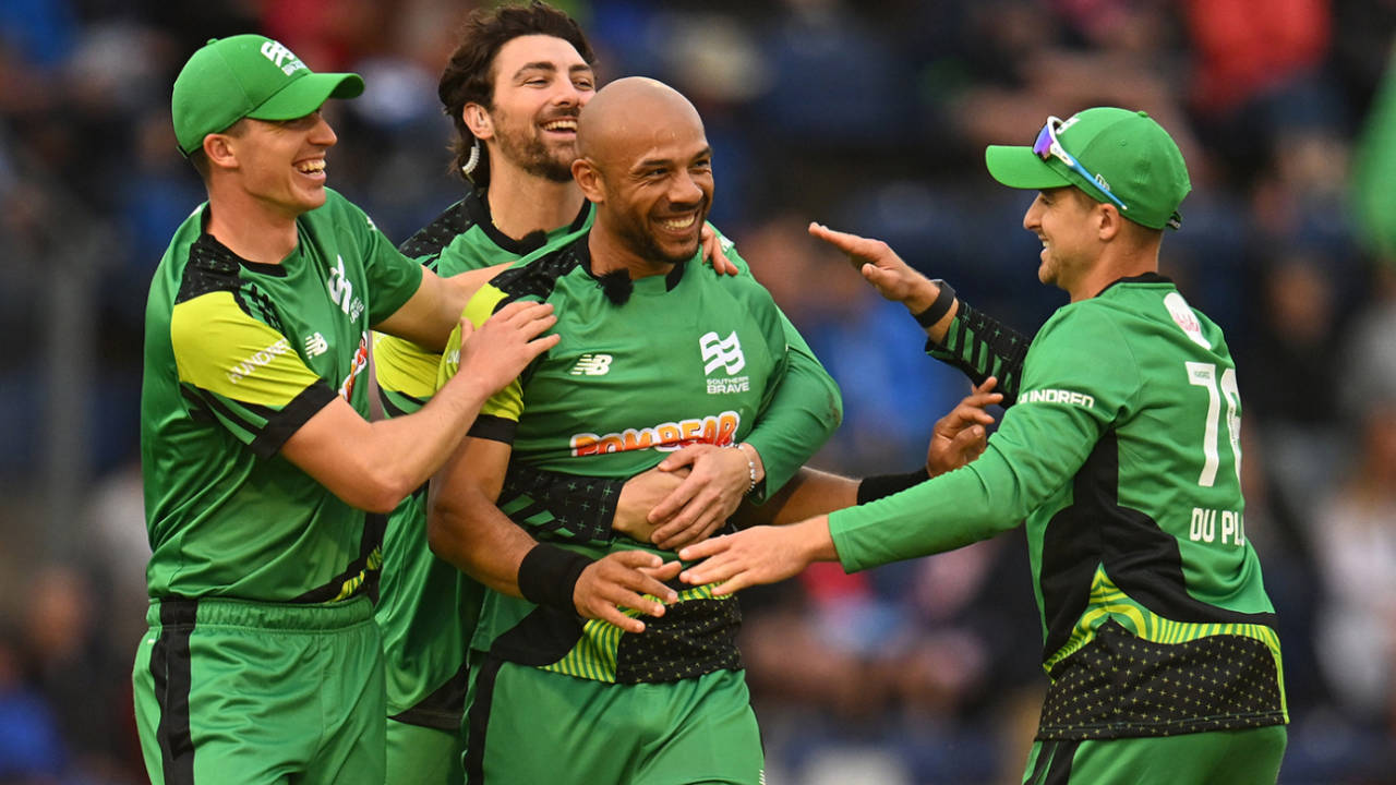 Tymal Mills finished off the Fire innings with a hat-trick&nbsp;&nbsp;&bull;&nbsp;&nbsp;ECB via Getty Images