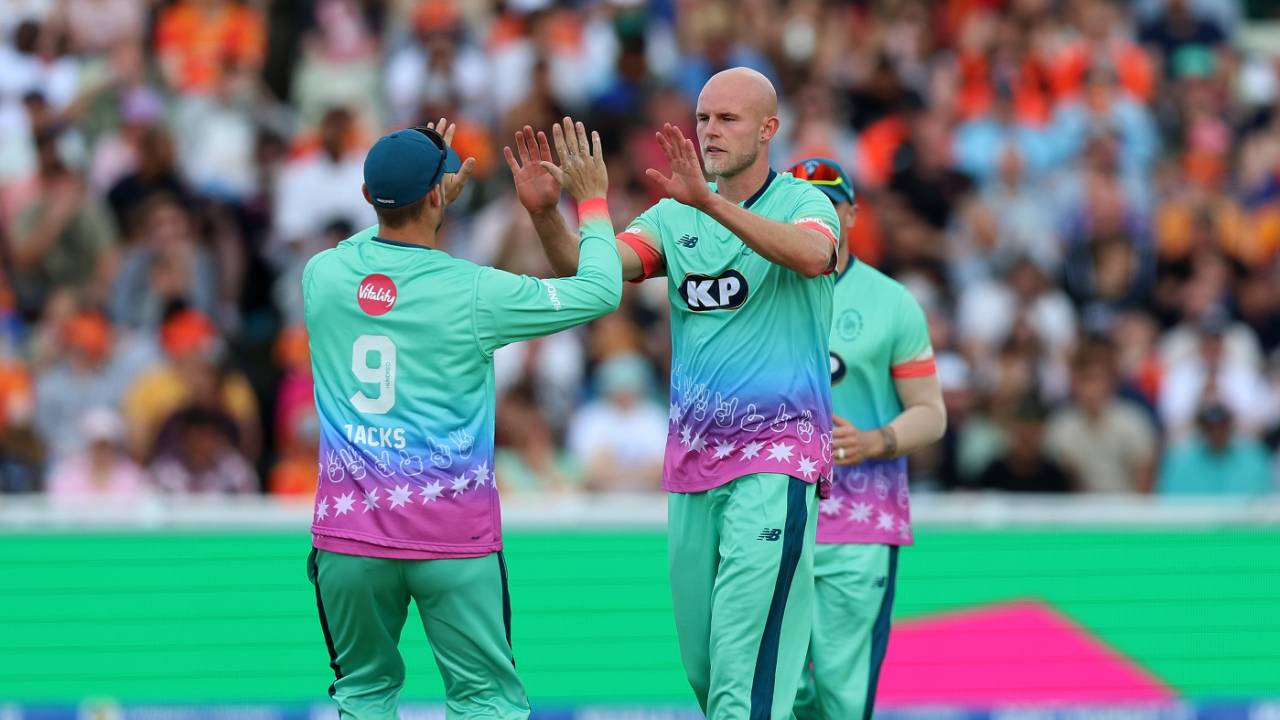 Zak Chappell finished with a four-for, his best returns in T20 cricket, Birmingham Phoenix vs Oval Invincibles, Men's Hundred, Birmingham, August 13, 2023