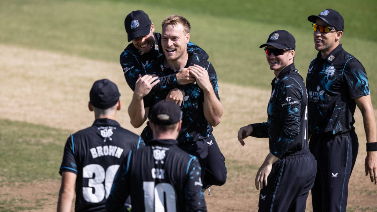 Matthew Waite claimed the wicket of Emilio Gay, Northamptonshire vs Worcestershire, One-Day Cup, August 16, 2023