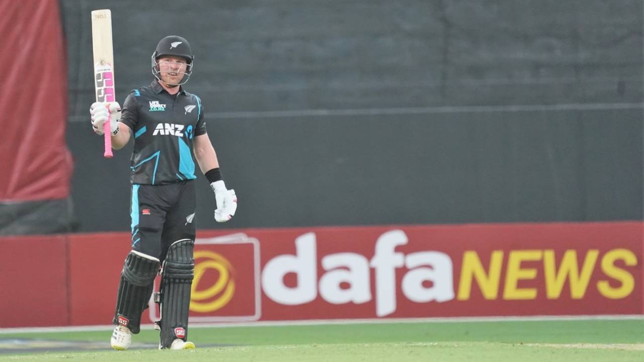 Tim Seifert notched up a 30-ball half-century on a two-paced pitch, UAE vs New Zealand, 1st T20I, Dubai, August 17, 2023