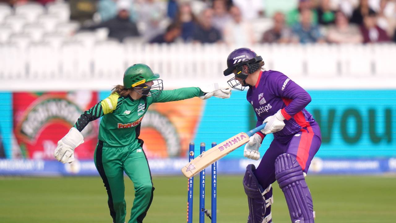 Rhianna Southby stumps Northern Superchargers' Hollie Armitage, Southern Brave vs Northern Superchargers, Women's Hundred final, Lord's, August 27, 2023