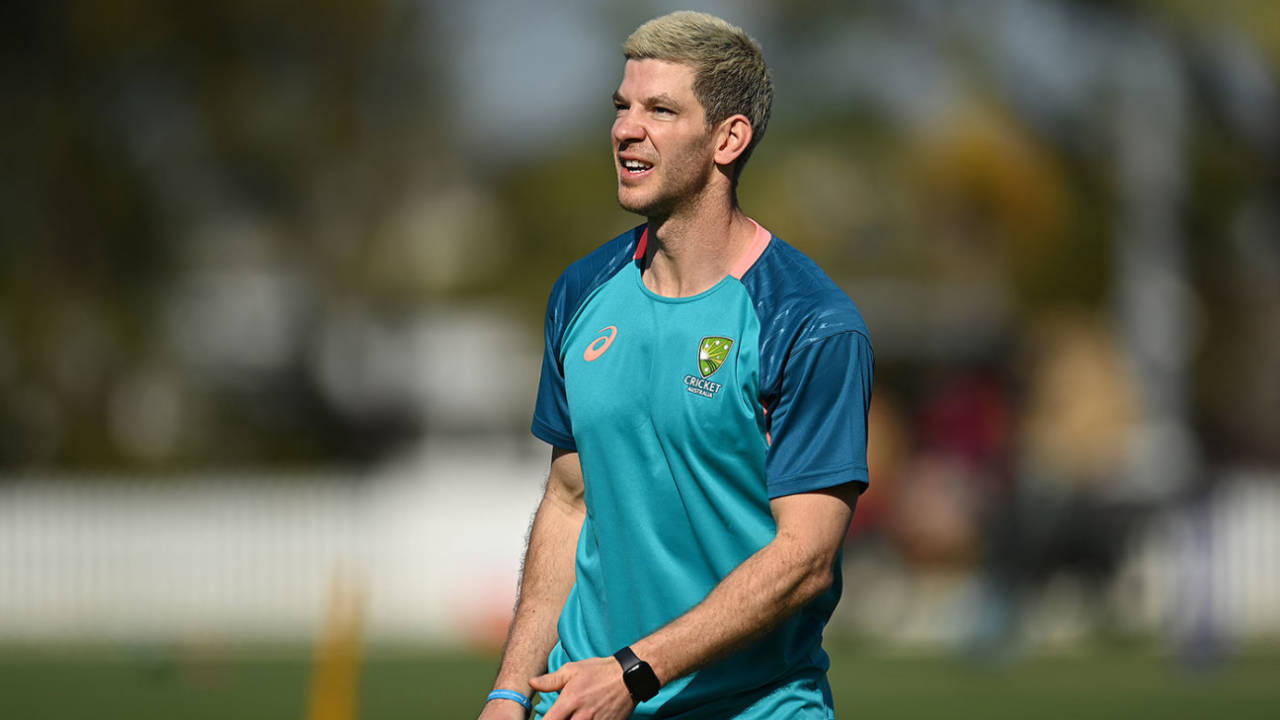 Tim Paine is involved with Australia A as an assistant coach, Australia A vs New Zealand A, 1st four-day game, Allan Border Field, August 28, 2023