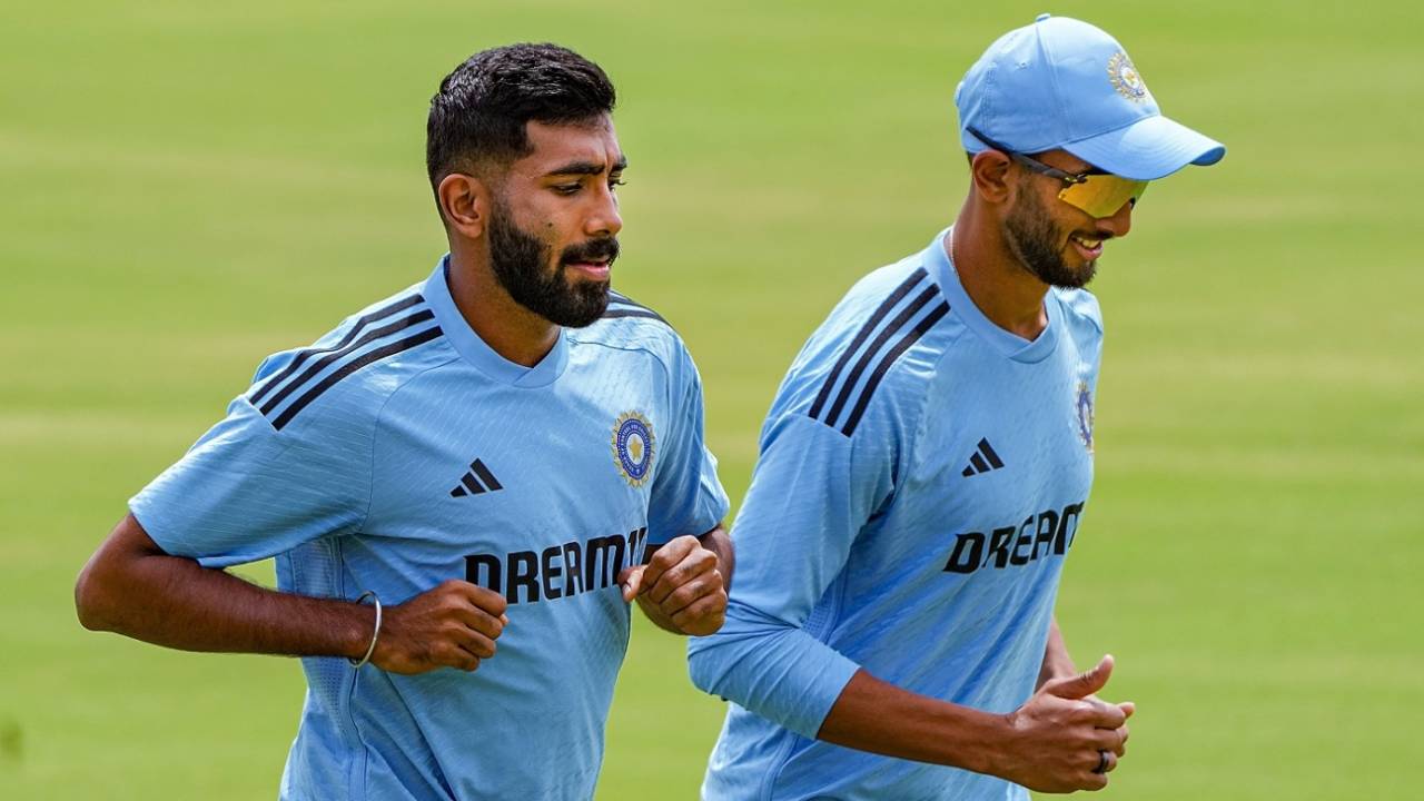 Jasprit Bumrah and Prasidh Krishna tune up for the Asia Cup, Bengaluru, August 29, 2023