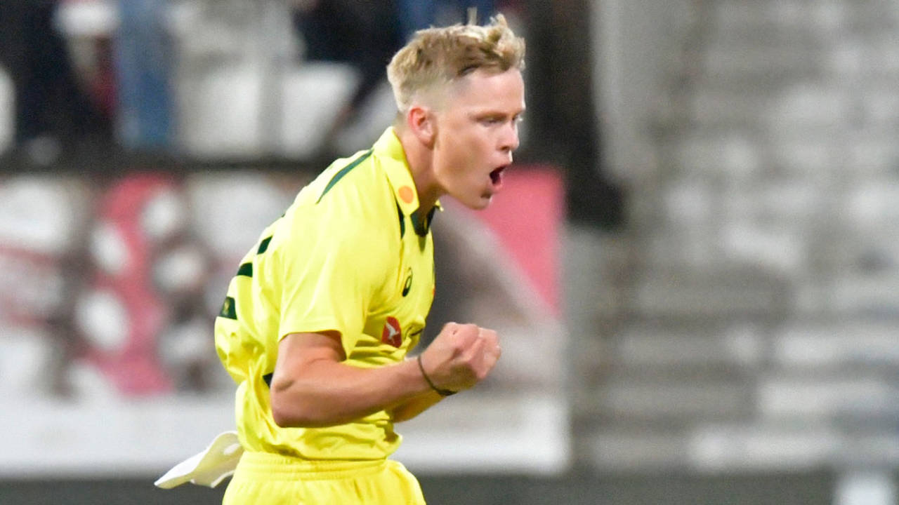 Nathan Ellis had an excellent evening, South Africa vs Australia, 2nd T20I, Durban, September 01, 2023