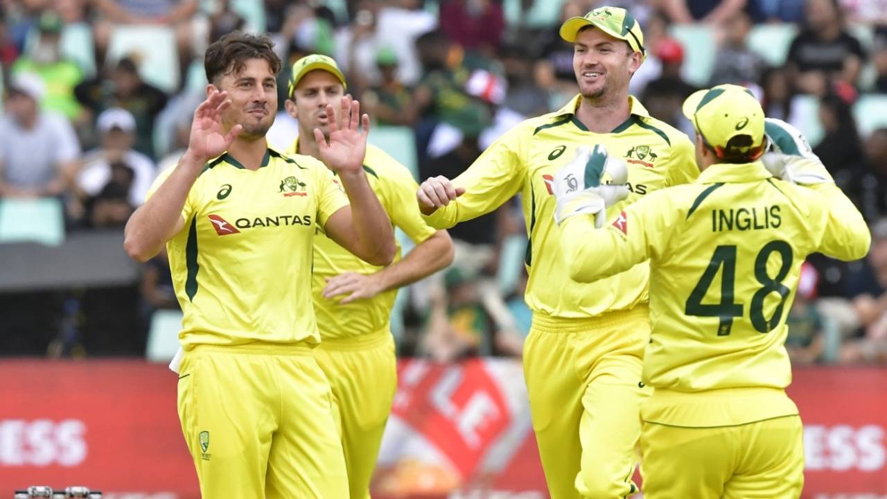 Marcus Stoinis took two early wickets, South Africa vs Australia, 3rd T20I, Durban, September 03, 2023