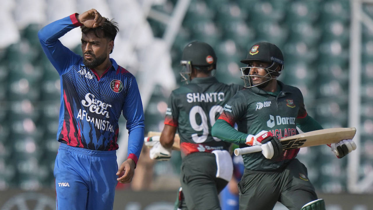 Rashid Khan went wicketless in his 10 overs, Afghanistan vs Bangladesh, Group B, Asia Cup, Lahore, September 3, 2023