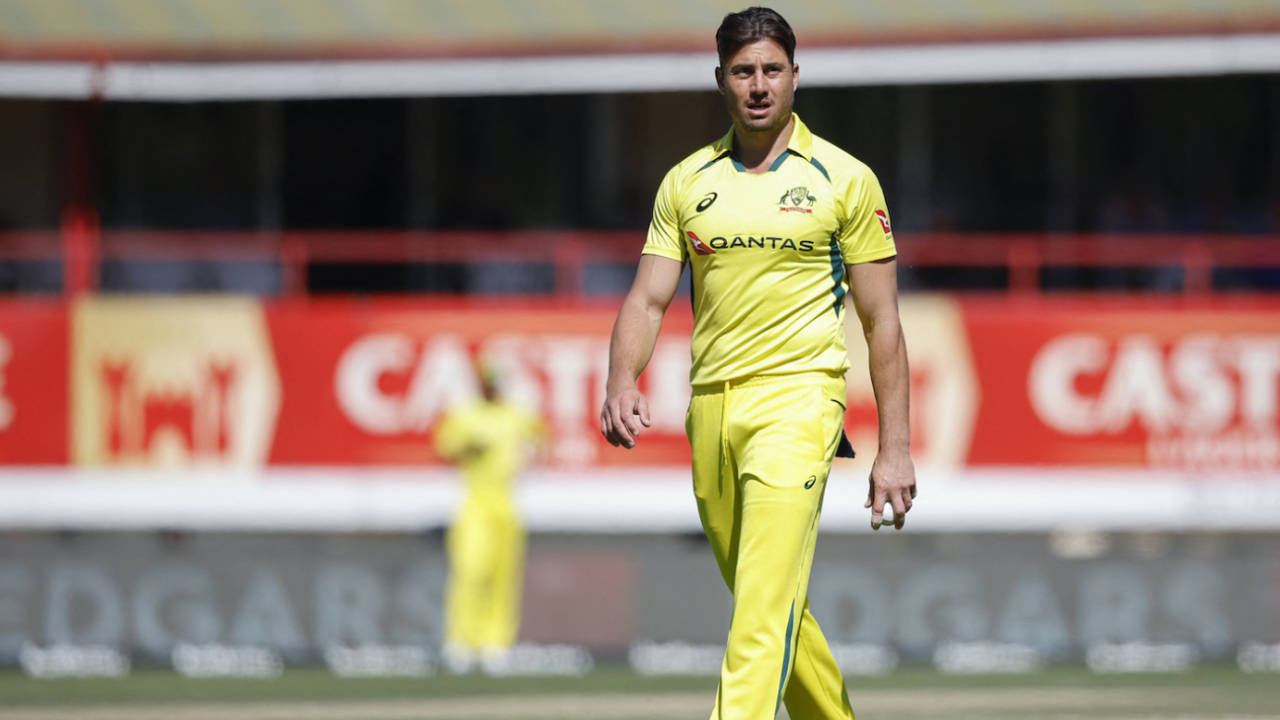 Marcus Stoinis was one of Australia's opening bowlers, South Africa vs Australia, 1st ODI, Bloemfontein, September 7, 2023