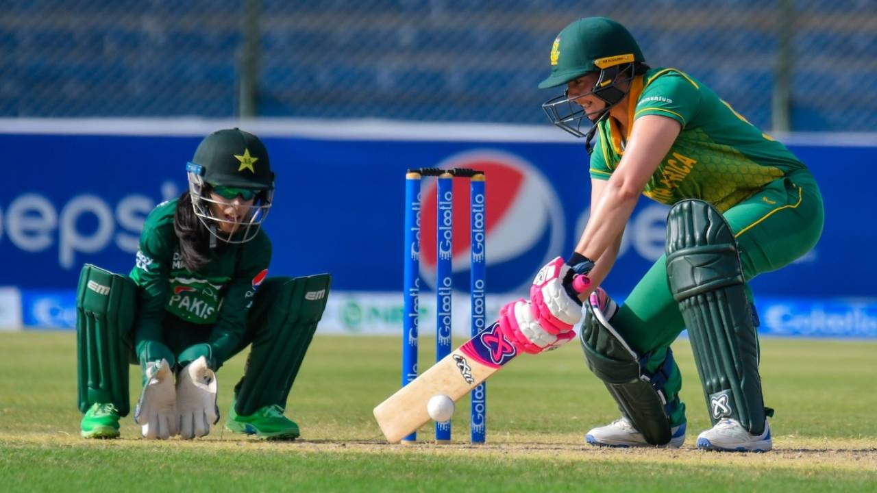 Sune Luus got to her fifty off 65 deliveries, Pakistan vs South Africa, 1st Women's ODI, Karachi, September 8, 2023
