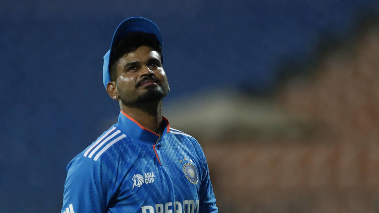 Shreyas Iyer interacts with the crowd, India vs Nepal, Asia Cup, Pallekele, September 4, 2023