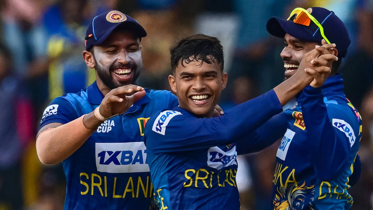 Dunith Wellalage was brought in, with both Wanindu Hasaranga and Maheesh Theekshana rested&nbsp;&nbsp;&bull;&nbsp;&nbsp;AFP/Getty Images