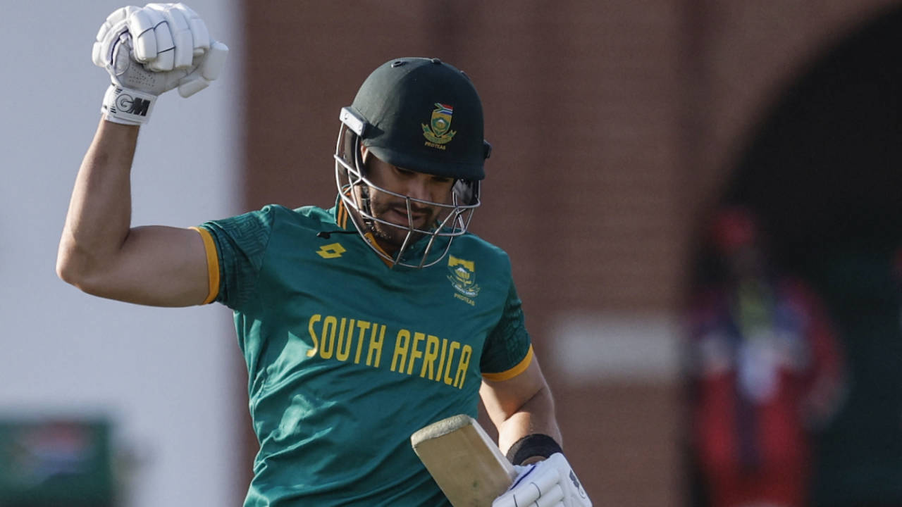 Aiden Markram tonned up on the last ball of the innings, South Africa vs Australia, 3rd ODI, Potchefstroom, September 12, 2023
